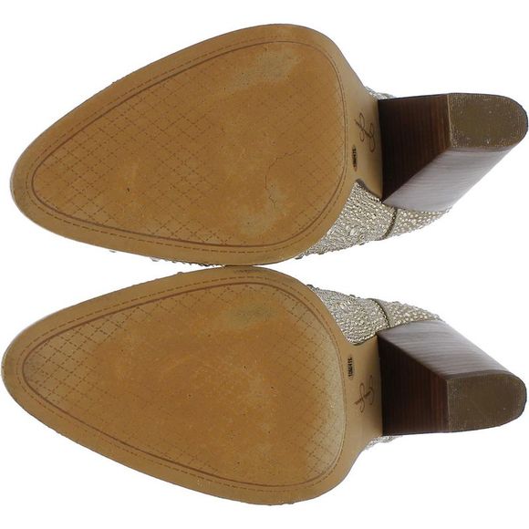 Jessica Simpson Womens JSCISSELY Gold Ankle Bootsq Ankle Boots Boots Used - Picture 2 of 5